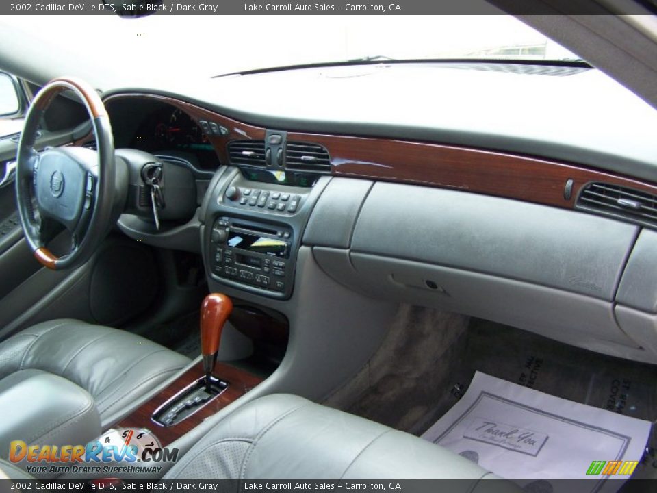 2002 Cadillac DeVille DTS Sable Black / Dark Gray Photo #21