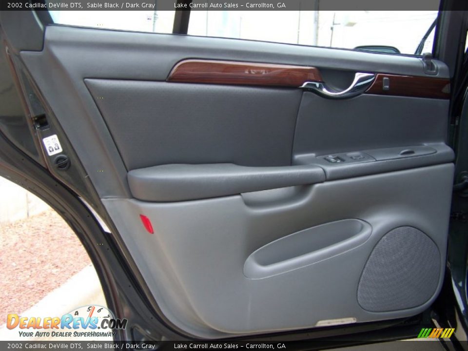 2002 Cadillac DeVille DTS Sable Black / Dark Gray Photo #27