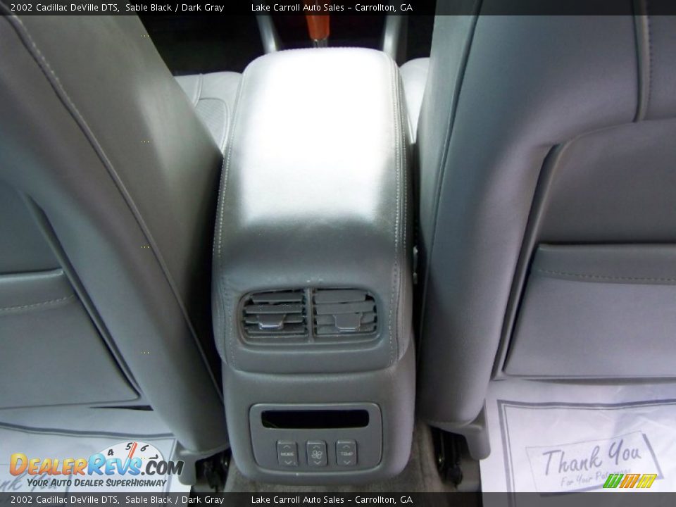 2002 Cadillac DeVille DTS Sable Black / Dark Gray Photo #30