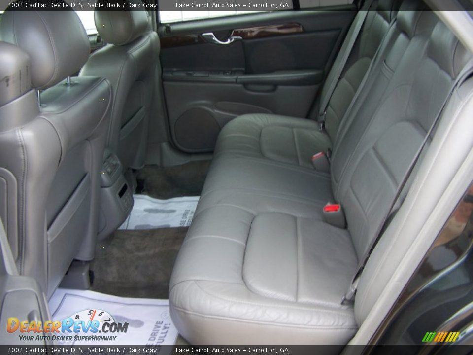 2002 Cadillac DeVille DTS Sable Black / Dark Gray Photo #31