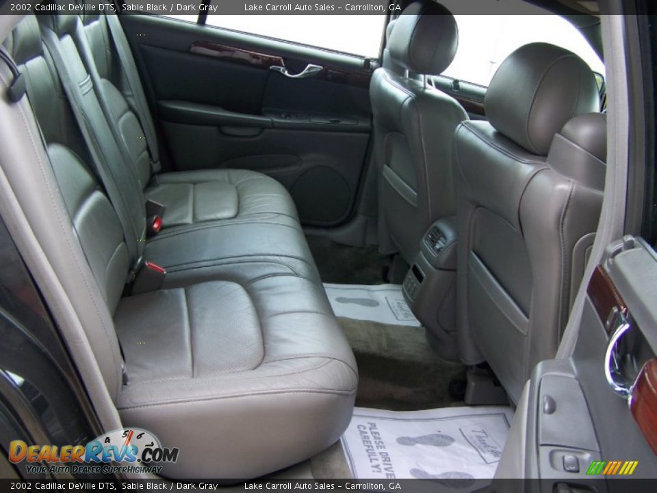 2002 Cadillac DeVille DTS Sable Black / Dark Gray Photo #32