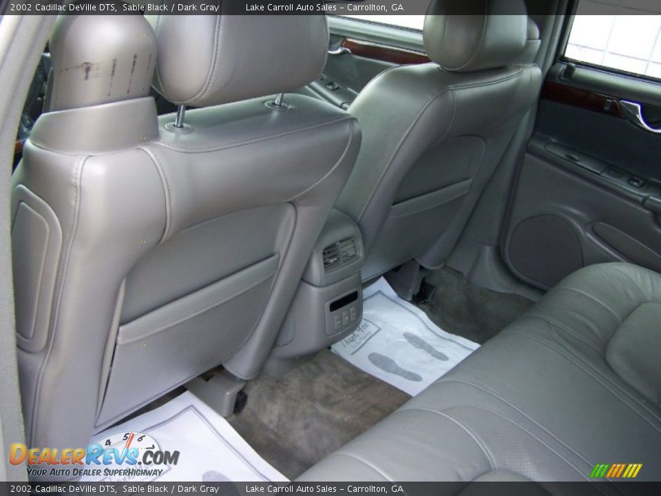 2002 Cadillac DeVille DTS Sable Black / Dark Gray Photo #33