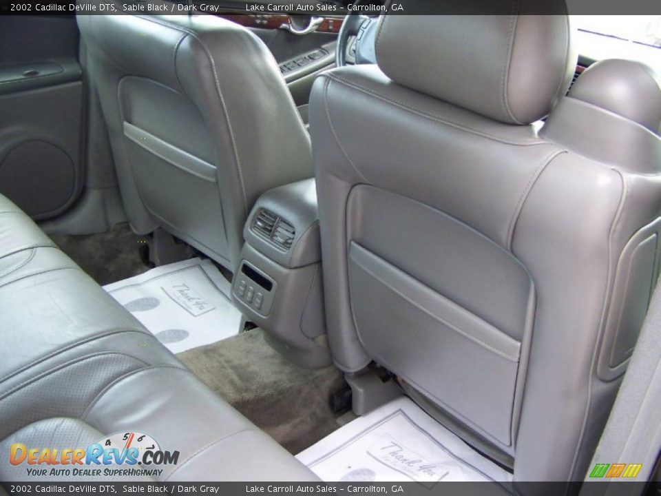 2002 Cadillac DeVille DTS Sable Black / Dark Gray Photo #34