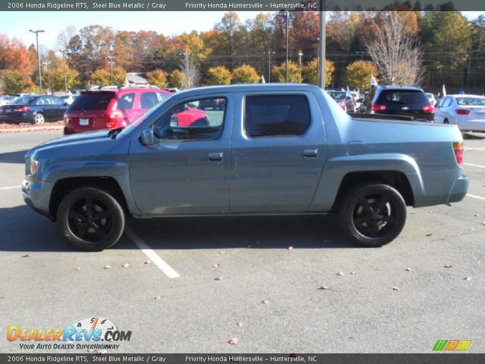 2006 Honda Ridgeline RTS Steel Blue Metallic / Gray Photo #2