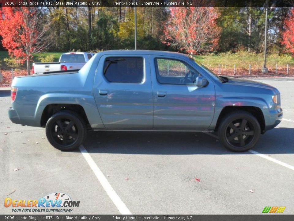2006 Honda Ridgeline RTS Steel Blue Metallic / Gray Photo #5