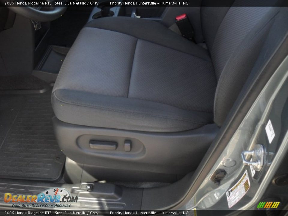 2006 Honda Ridgeline RTS Steel Blue Metallic / Gray Photo #8