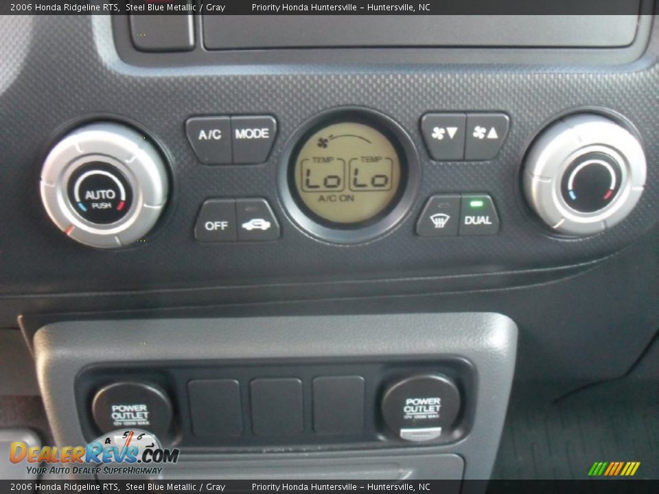 2006 Honda Ridgeline RTS Steel Blue Metallic / Gray Photo #11