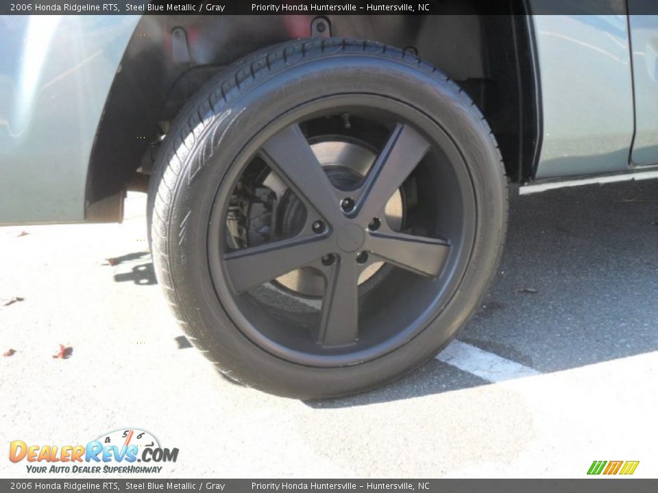 2006 Honda Ridgeline RTS Steel Blue Metallic / Gray Photo #18
