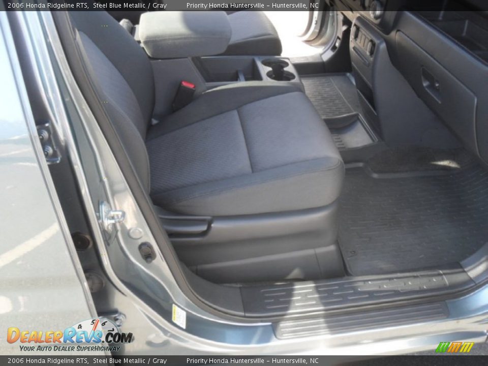 2006 Honda Ridgeline RTS Steel Blue Metallic / Gray Photo #20