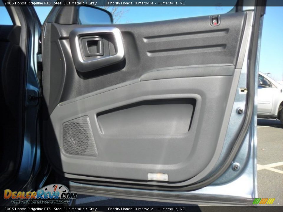 2006 Honda Ridgeline RTS Steel Blue Metallic / Gray Photo #22