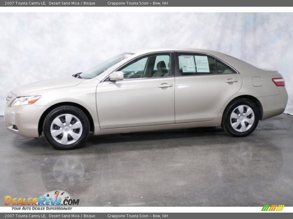 2007 Toyota Camry LE Desert Sand Mica / Bisque Photo #3