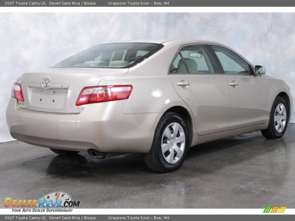 2007 Toyota Camry LE Desert Sand Mica / Bisque Photo #8