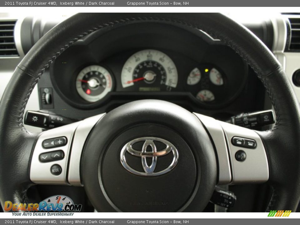 2011 Toyota FJ Cruiser 4WD Iceberg White / Dark Charcoal Photo #20
