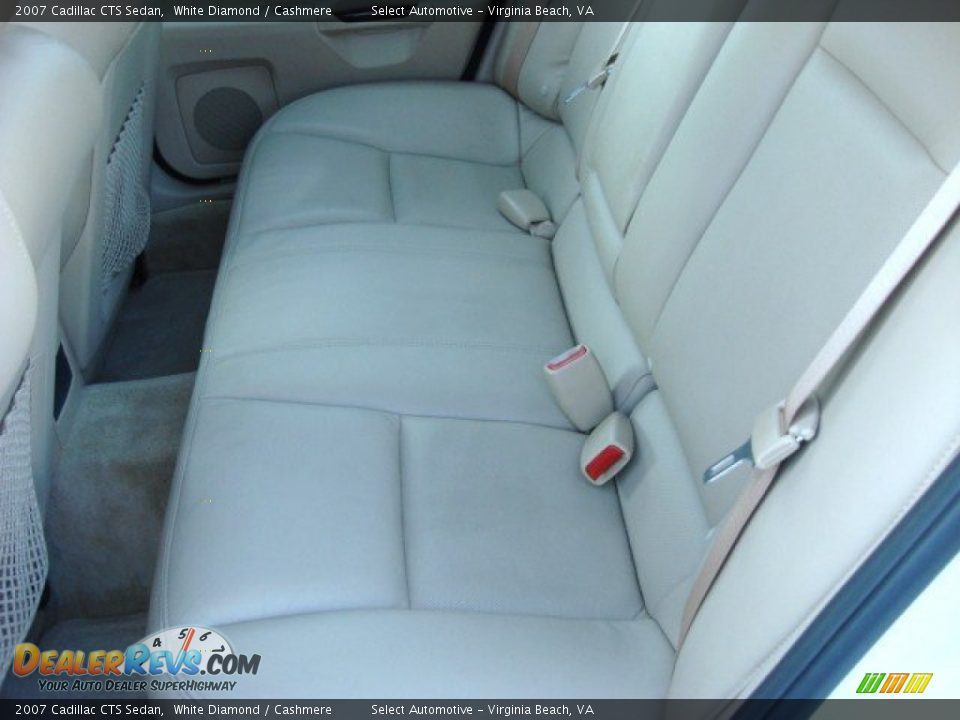 2007 Cadillac CTS Sedan White Diamond / Cashmere Photo #8