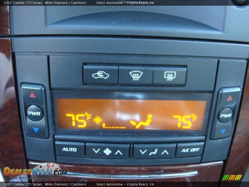 2007 Cadillac CTS Sedan White Diamond / Cashmere Photo #13