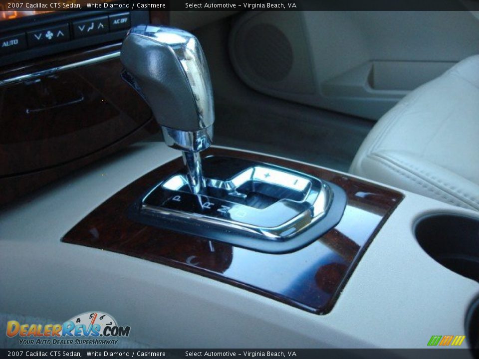 2007 Cadillac CTS Sedan White Diamond / Cashmere Photo #14