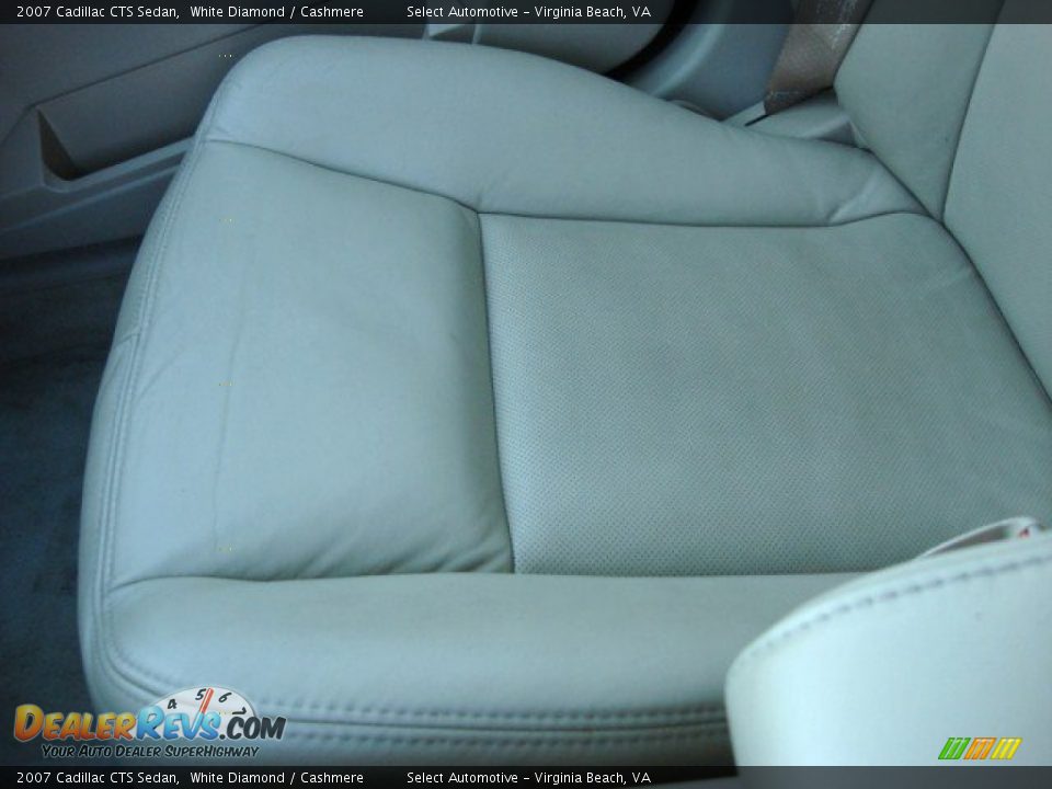 2007 Cadillac CTS Sedan White Diamond / Cashmere Photo #15