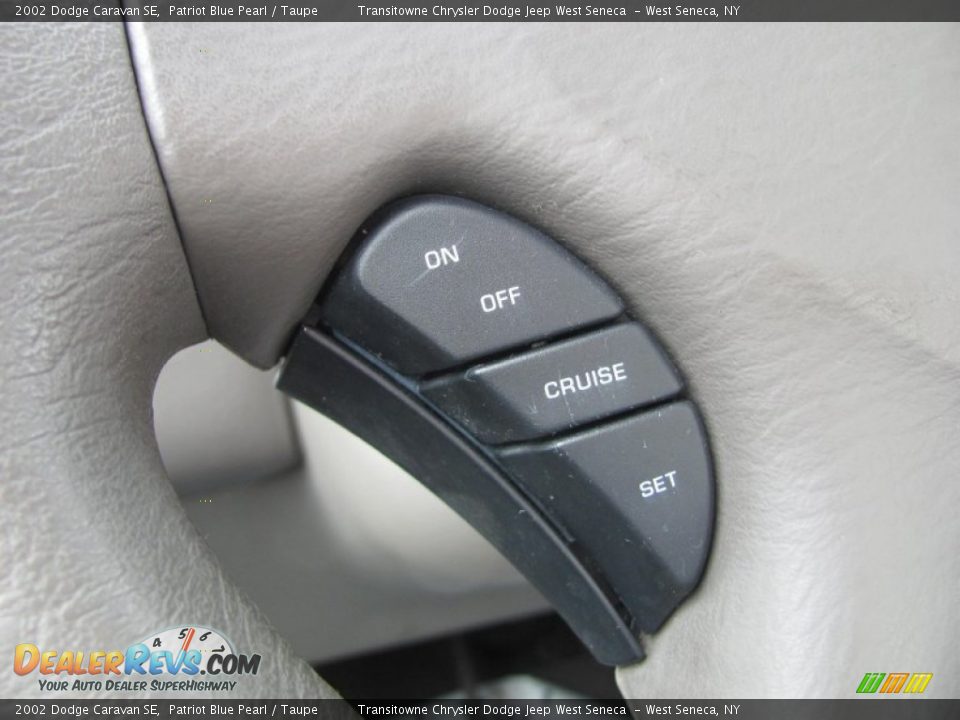 2002 Dodge Caravan SE Patriot Blue Pearl / Taupe Photo #5