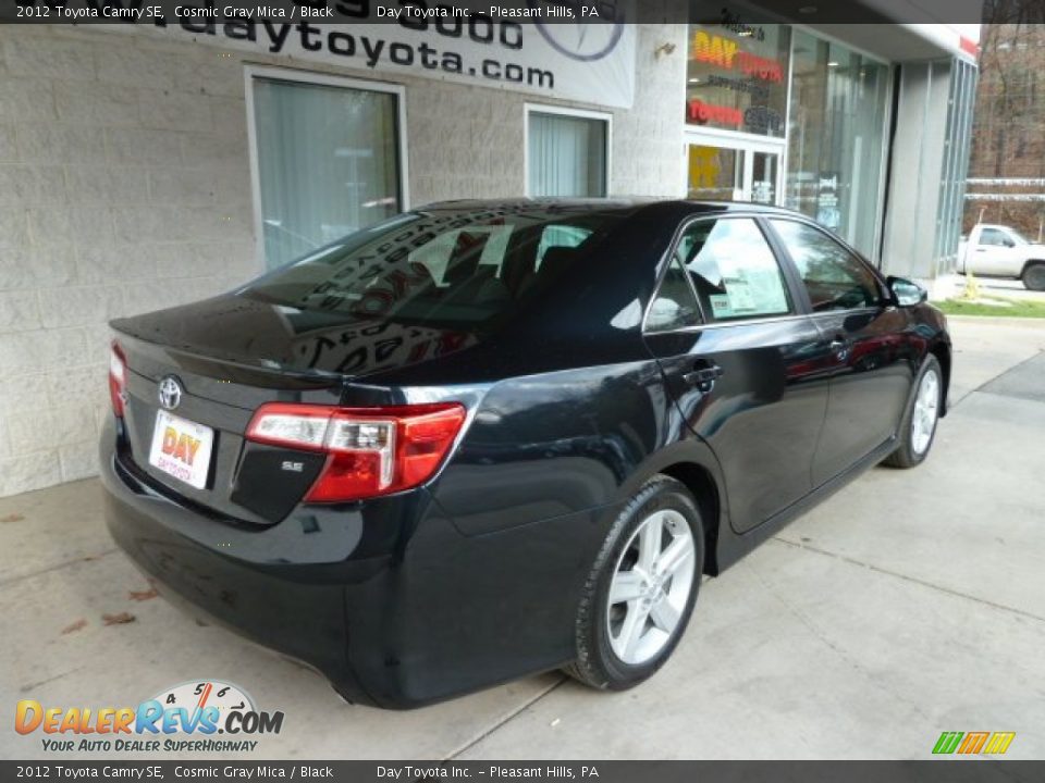 2012 Toyota Camry SE Cosmic Gray Mica / Black Photo #2