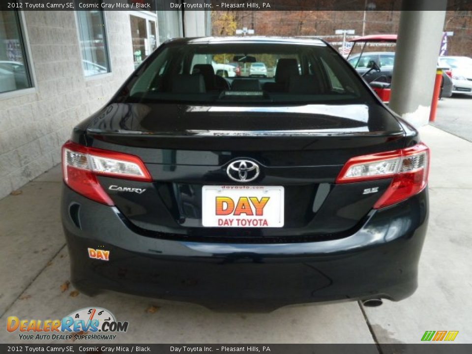 2012 Toyota Camry SE Cosmic Gray Mica / Black Photo #3