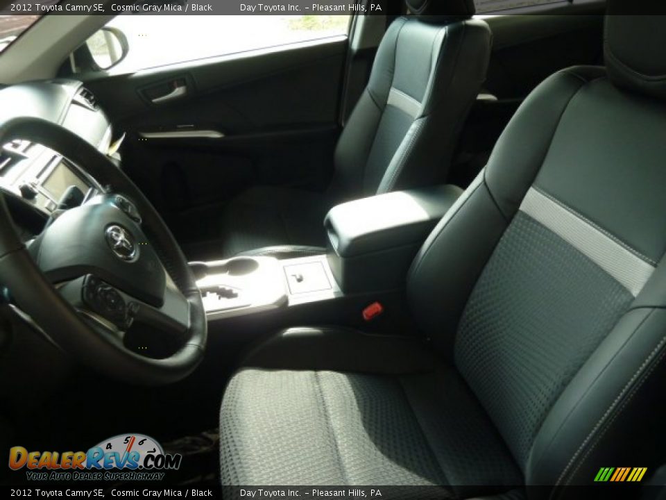 2012 Toyota Camry SE Cosmic Gray Mica / Black Photo #8