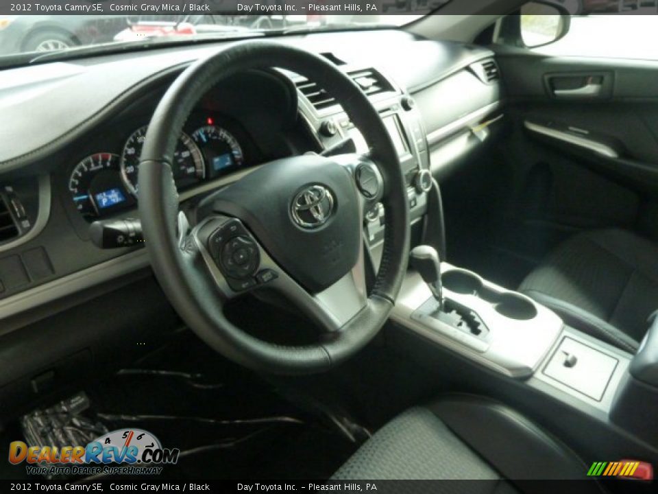 2012 Toyota Camry SE Cosmic Gray Mica / Black Photo #12