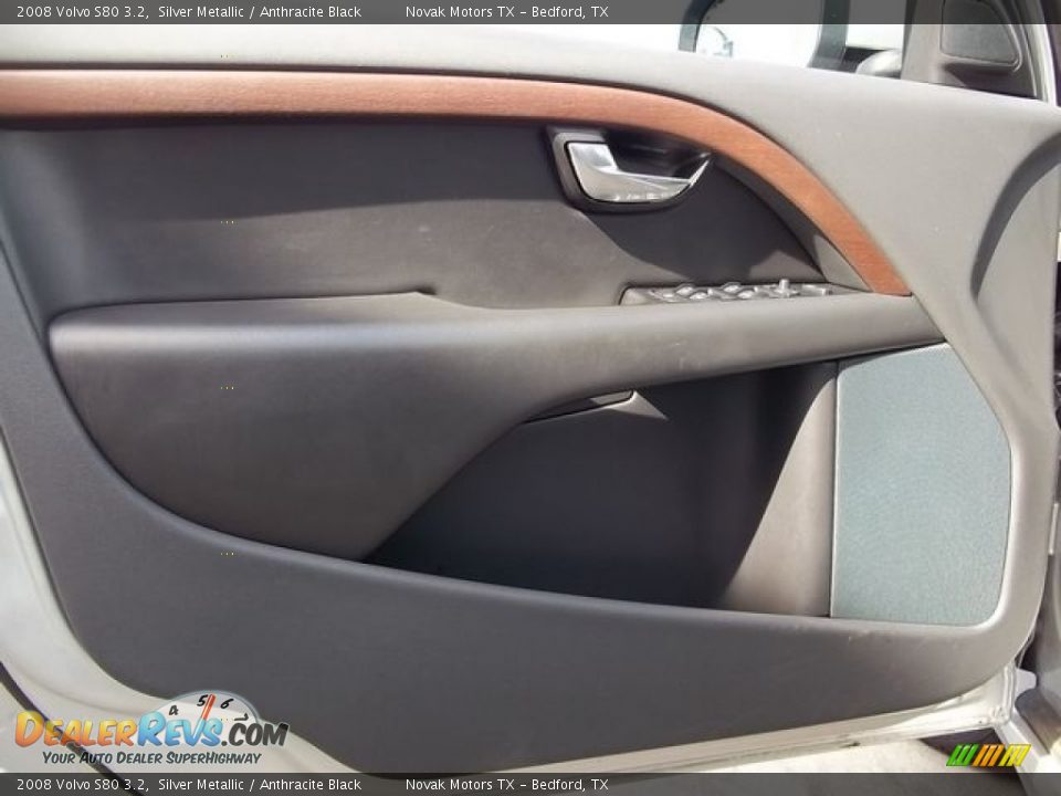 2008 Volvo S80 3.2 Silver Metallic / Anthracite Black Photo #4