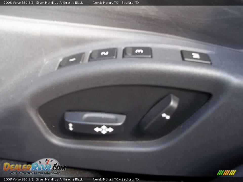 2008 Volvo S80 3.2 Silver Metallic / Anthracite Black Photo #8