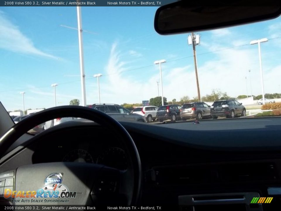 2008 Volvo S80 3.2 Silver Metallic / Anthracite Black Photo #9