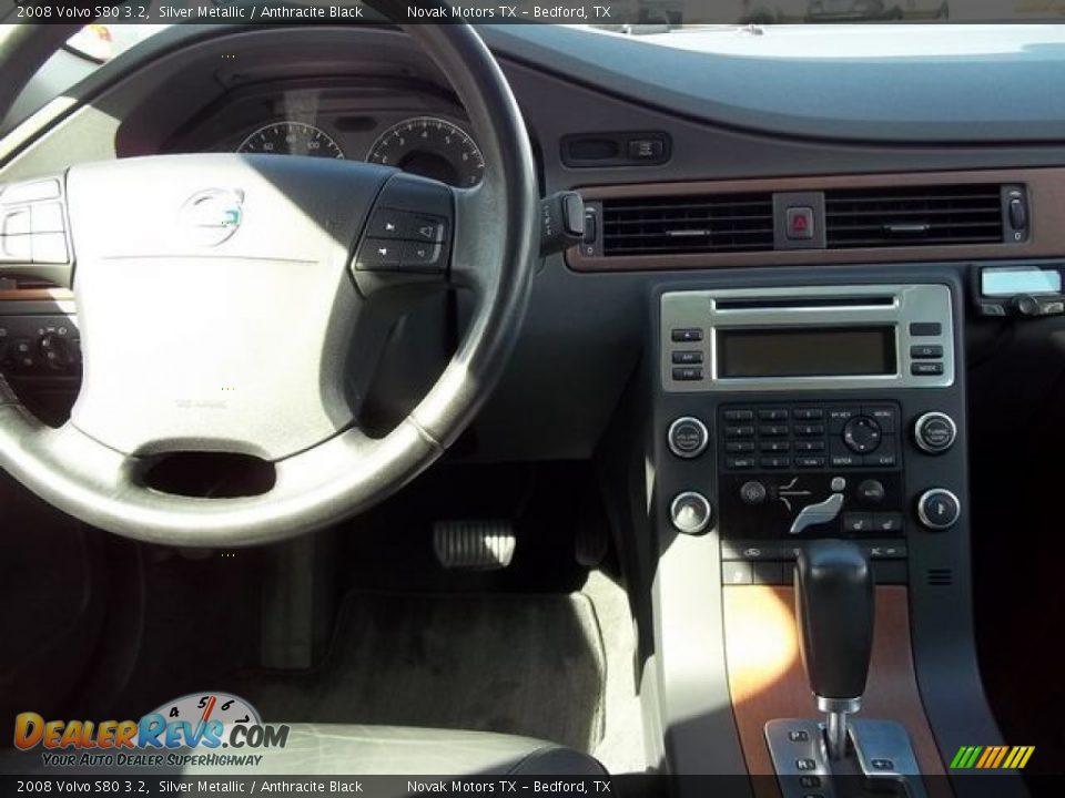 2008 Volvo S80 3.2 Silver Metallic / Anthracite Black Photo #10