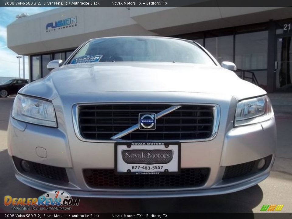 2008 Volvo S80 3.2 Silver Metallic / Anthracite Black Photo #12