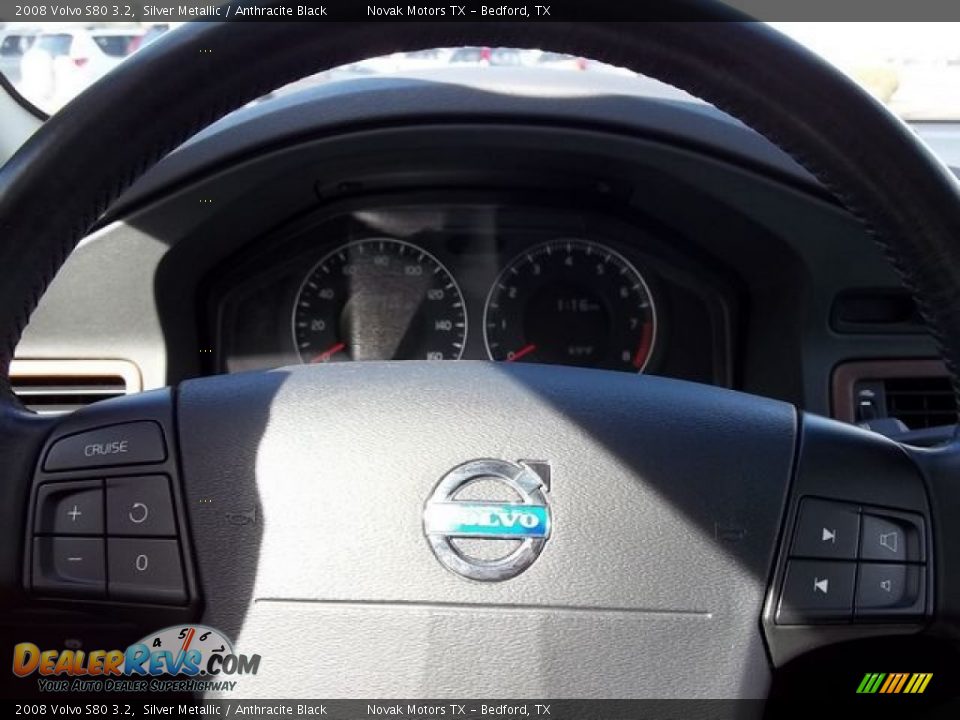 2008 Volvo S80 3.2 Silver Metallic / Anthracite Black Photo #14