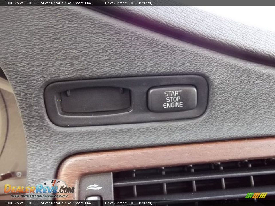 2008 Volvo S80 3.2 Silver Metallic / Anthracite Black Photo #15