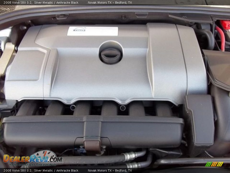 2008 Volvo S80 3.2 Silver Metallic / Anthracite Black Photo #17