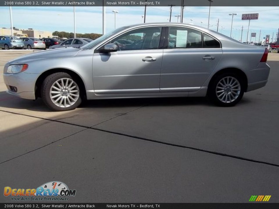 2008 Volvo S80 3.2 Silver Metallic / Anthracite Black Photo #20