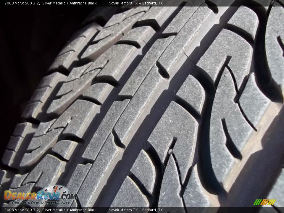 2008 Volvo S80 3.2 Silver Metallic / Anthracite Black Photo #25