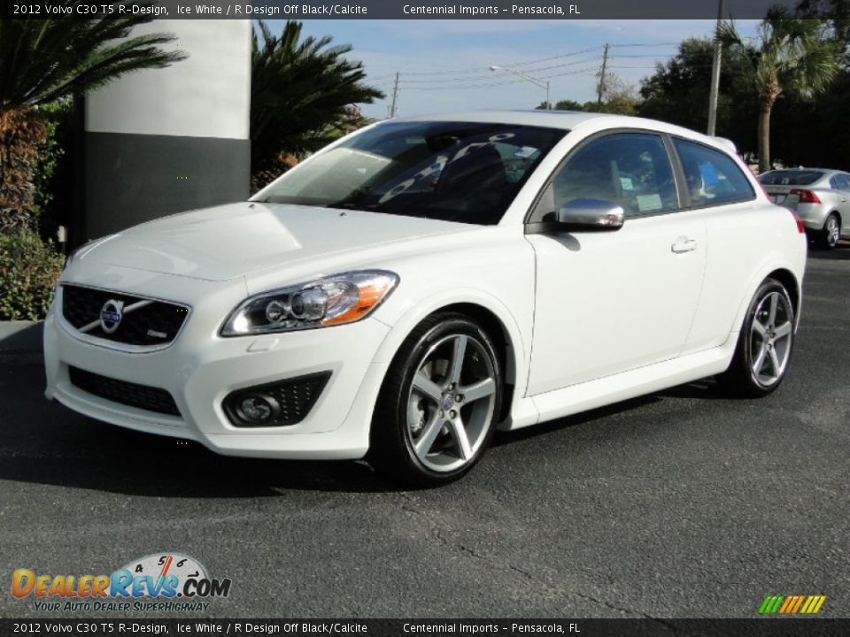 2012 Volvo C30 T5 R-Design Ice White / R Design Off Black/Calcite Photo #1