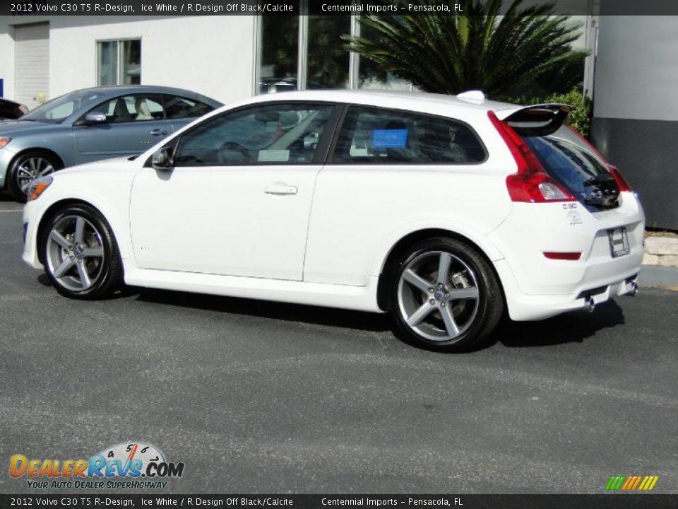 2012 Volvo C30 T5 R-Design Ice White / R Design Off Black/Calcite Photo #7