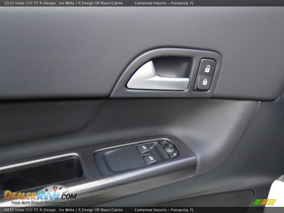 2012 Volvo C30 T5 R-Design Ice White / R Design Off Black/Calcite Photo #14