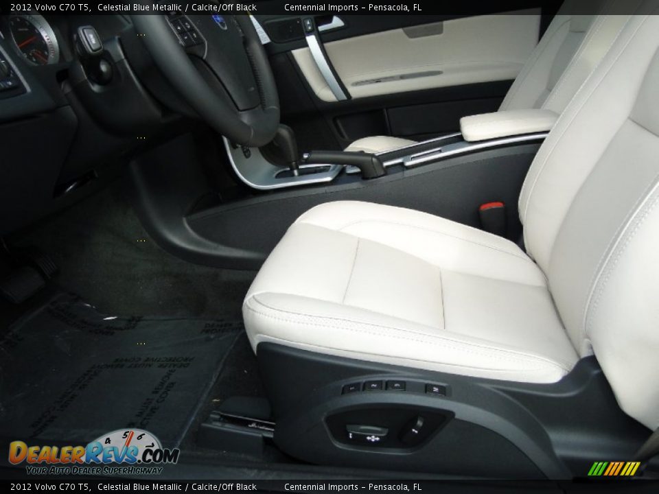 2012 Volvo C70 T5 Celestial Blue Metallic / Calcite/Off Black Photo #14