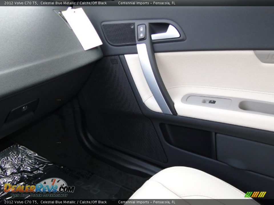 2012 Volvo C70 T5 Celestial Blue Metallic / Calcite/Off Black Photo #21