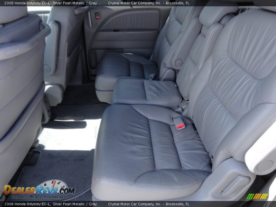 2008 Honda Odyssey EX-L Silver Pearl Metallic / Gray Photo #5