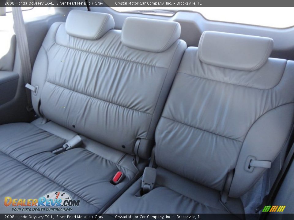 2008 Honda Odyssey EX-L Silver Pearl Metallic / Gray Photo #6