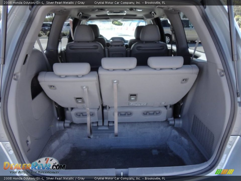 2008 Honda Odyssey EX-L Silver Pearl Metallic / Gray Photo #8