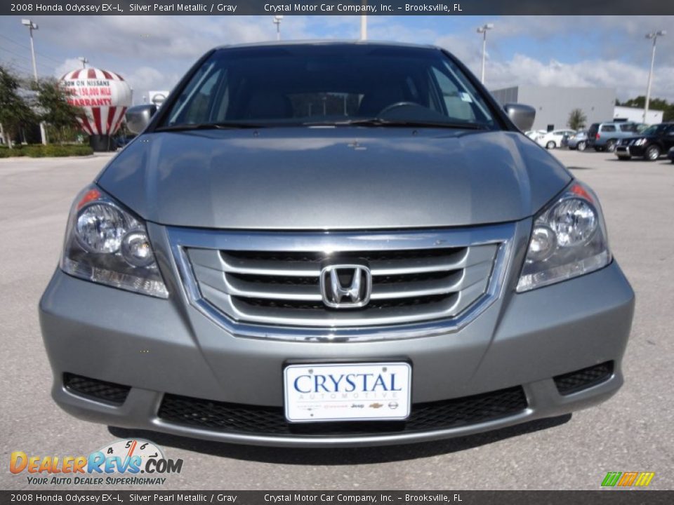 2008 Honda Odyssey EX-L Silver Pearl Metallic / Gray Photo #15