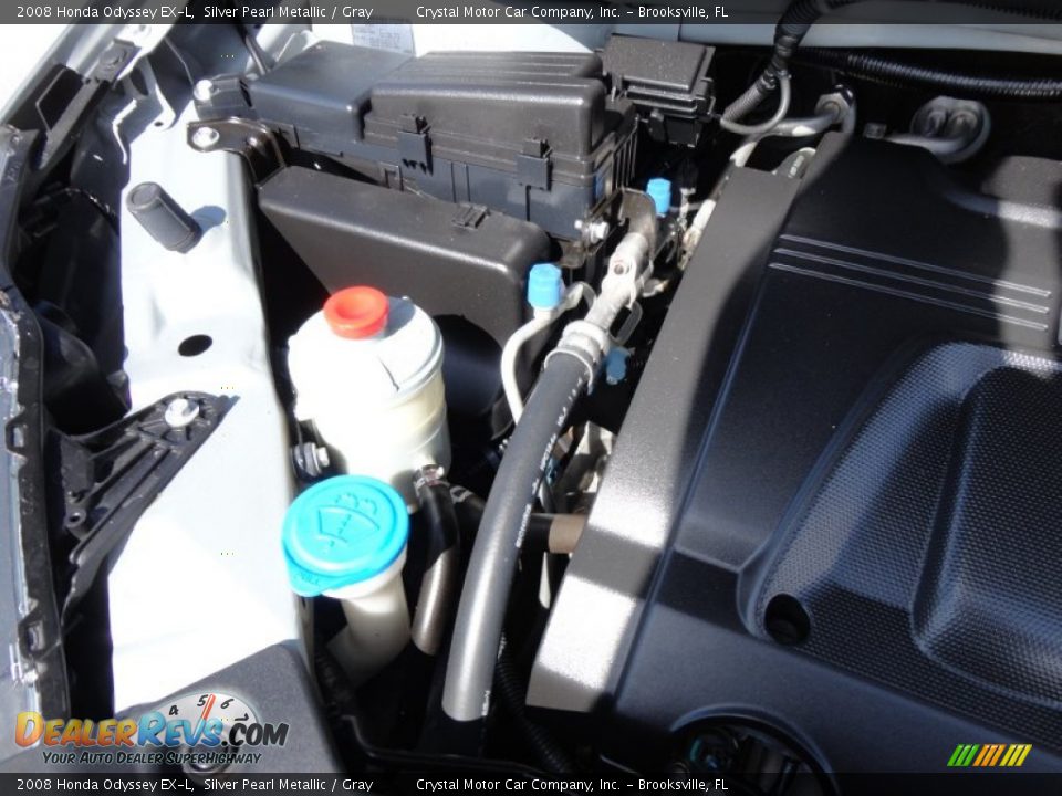 2008 Honda Odyssey EX-L Silver Pearl Metallic / Gray Photo #19