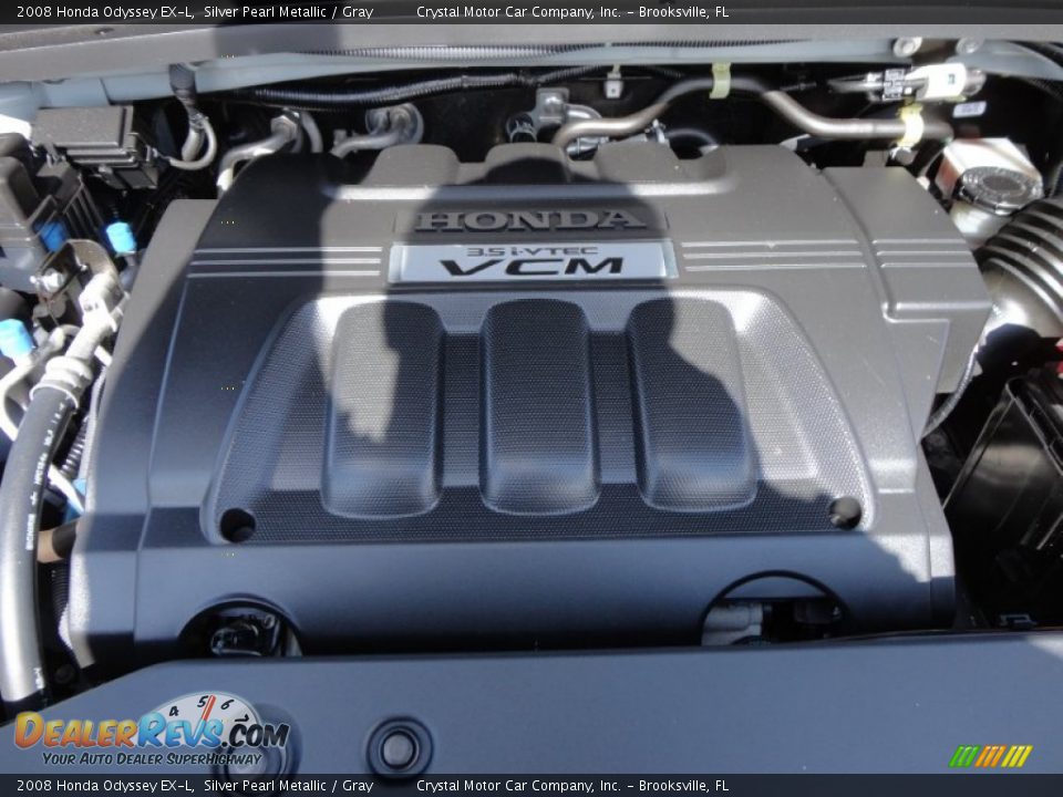2008 Honda Odyssey EX-L Silver Pearl Metallic / Gray Photo #20
