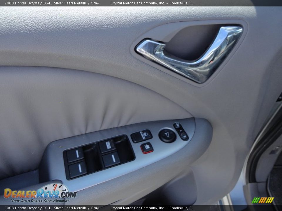 2008 Honda Odyssey EX-L Silver Pearl Metallic / Gray Photo #21