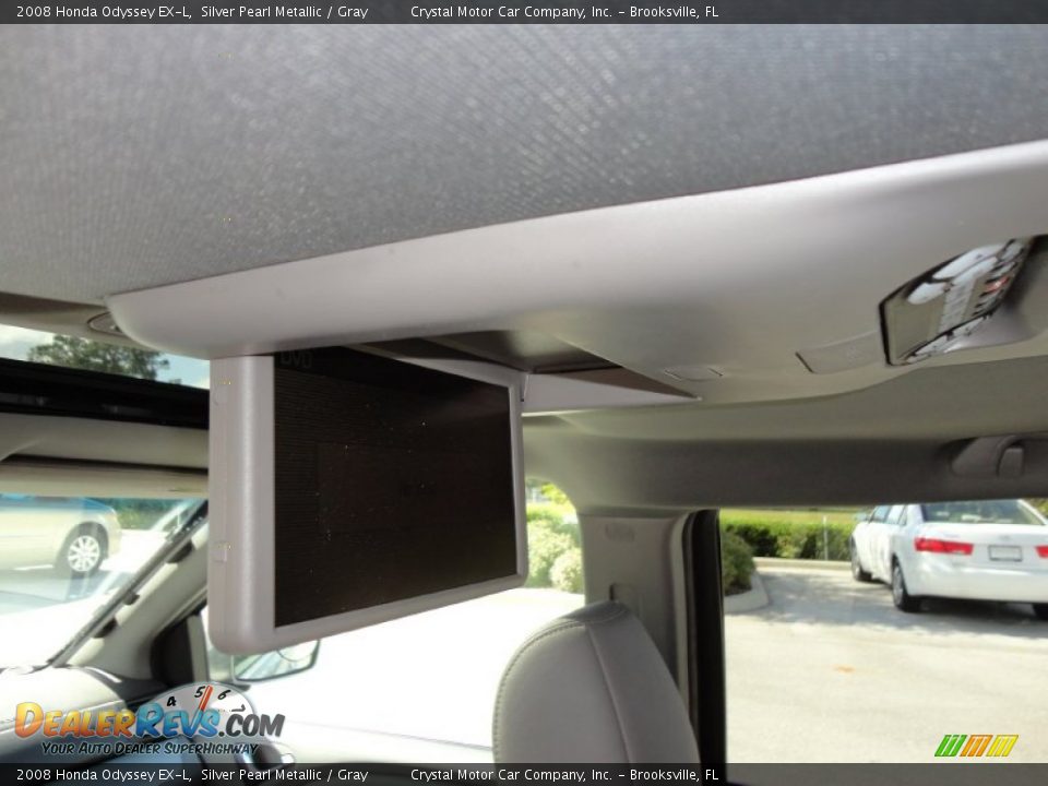 2008 Honda Odyssey EX-L Silver Pearl Metallic / Gray Photo #27
