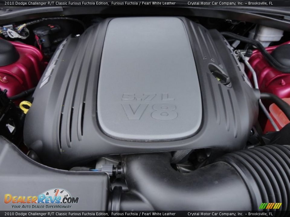 2010 Dodge Challenger R/T Classic Furious Fuchsia Edition 5.7 Liter HEMI OHV 16-Valve MDS VVT V8 Engine Photo #20